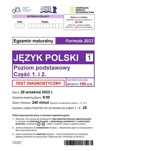 matura z rapu arkusz|Próbna matura z języka polskiego [ARKUSZ CKE]